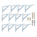 Mão Francesa 50 Cm 24 Pcs Suporte Cantoneira Para Prateleira