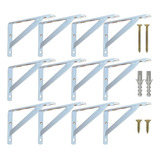 Mão Francesa 50 Cm 24pcs Suporte Cantoneira Prateleira Preta
