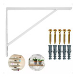 Mão Francesa Cantoneira Suporte Prateleira 50 Cm 12 Pçs Kits