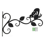 Mão Francesa Ferro 25cm P Pendurar Vaso De Plantas Parede