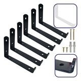 Mão Francesa Invertida 20cm 5mm 6 Peças Industrial Reforçada