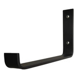Mão Francesa Invertida 20cm Ferro Industrial Suporte Kit 6pç