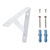 Mão Francesa Suporte Prat 40cm Parafusos buchas 12 Pcs Pr