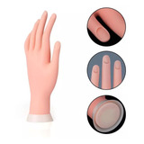 Mão Para Treino Manicure Silicone Unhas Gel Dedo Oferta