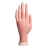 Mão Postiça Para Treino Manicure Silicone Unhas Gel Dedo
