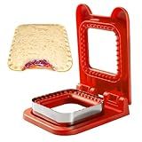 Maocufan Sanduicheira Uncrustables Cortadores De Sanduíche Para Almoço Infantil Crie Guloseimas Deliciosas Sem Esforço Para Seus Pequenos Com Esta Sanduicheira Fácil De Usar Vermelho 