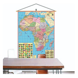 Mapa Africa Africano 120x90