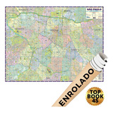 Mapa Centro Expandido De São Paulo Ruas Geográfico Poster Escolar Estudo Para Livro Geografia Bairros