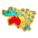 Mapa Da Oceania Quebra
