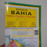 Mapa Do Estado Da Bahia Politico Turístico Rodoviário
