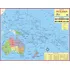 Mapa Geo Político Do Continente Oceania 120 X Gigante 90cm