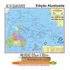 Mapa Geo Político Do Continente Oceania 120x90cm Enrolado 
