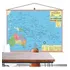 Mapa Geo Político Do Continente Oceania Banner Laminado