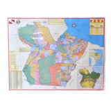 Mapa Geo Político Rodoviário Gigante Do Estado Do Pará 1,2m