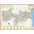 Mapa Geográfico Político Escolar Planisférico Do Estado Da Paraíba Na Região Nordeste Do Brasil - Gigante Medindo 120x90cm Dobrado - Litoral Praia Interior - Turismo E Entregas - Equipe Multivendas