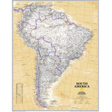Mapa Hd América Do Sul 65cmx90cm