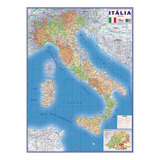 Mapa Itália Politico Rodoviario 120 X