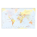 Mapa Mundi Bilíngue Mapas Escolares