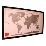 Mapa Mundi De Raspar Raspadinha Scratch Map