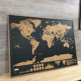 Mapa Mundi De Raspar Viagens Raspadinha