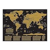 Mapa Mundi Raspadinha Viajante 60x84 Cm Grande De Raspar