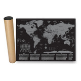 Mapa Mundi Raspavel C Bandeiras 42x60 Cm Original