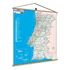 Mapa Portugal Politico Turístico Banner Poster Decoração Geo