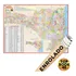 Mapa Santa Catarina Politico Rodoviário Estatístico Turístico Escolar Poster Gigante 120 X 90cm - Enrolado Geografico