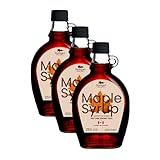 Maple Syrup Escuro 100 Puro Stuttgart 3 Garrafas 3 X 250ml 