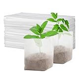 MAQIHAN Sacos De Cultivo Para Berçário 100 Peças Bolsa Para Sembrar Pacotes Iniciais Para Sementes De Plantas Suprimentos De Estufa De Jardim Doméstico Flores De Vegetais Mudas De Frutas 12 X