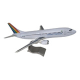 Maquete Avião Em Resina Boeing 737 300 Trans Brasil 33 Cm
