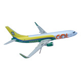 Maquete Aviao Resina B 737 800 Gol Comemorativo 40 Cm