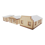 Maquete Casas Antigas Kit Abc Ferromodelismo Ho