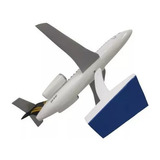 Maquete De Avião Em Madeira E