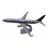 Maquete De Aviao Em Resina 737 800 Copa Sao Paulo 27 Cm