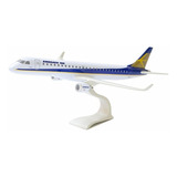 Maquete Embraer House Livery 22 Cm Bianch
