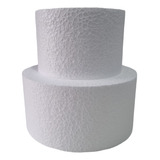 Maquete Mini Bolo Fake Isopor Maciço kit 15 E 20x10
