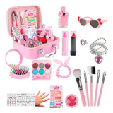 Maquiagem Infantil Kit Completo Em Maleta Para Meninas