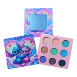 Maquiagem Infantil Paleta Sombra Lilo Stitch Disney Menina Cor Angel E Stitch