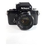 Máquina Analógica Nikon F2 50mm/1.4 Com Capa Original