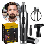 Máquina Aparelho Aparador De Pelos Eletrico Nariz Barba Bigode Sem Fio Bivolt