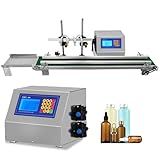 Máquina Automática De Envase De Líquidos Com Correia Transportadora Enchimento De 4 Cabeças Altura De Enchimento Ajustável De 0 300 Mm Para Vinho Bebidas Molho De Soja E Vinagre 4H3200