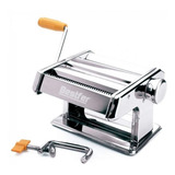 Máquina Cilindro De Massa Macarrão Aço Inox Manivela Bestfer