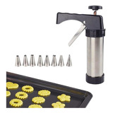 Maquina Confeitar Modeladora 8 Bicos Biscoitos Cookies Bolos