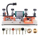 MáQuina Cortadora De Chave Horizontal 120W MáQuina Copiadora Multifuncional De Chave Dupla 238BS Para Equipamento De DuplicaçãO De CóPia De Chave De Fechadura De Porta E Carro