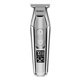 Maquina Cortar Cabelo Acabamento Kemei Km 5027 Elétrico