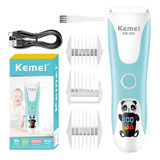 Maquina Cortar Cabelo Bebe Crianca Baixo Ruido Seguro Cor Branco 110v 220v