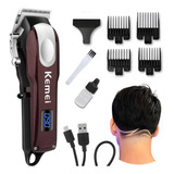 Maquina Cortar Cabelo Kemei