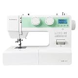 Máquina Costura Portátil 24 Pontos Doméstica Bivolt Servo Motor C Painel Eletronico 100w