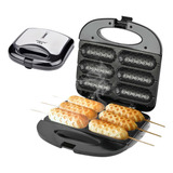Máquina Crepe Hot Dog Quejo Linguiça 750w Antiaderente